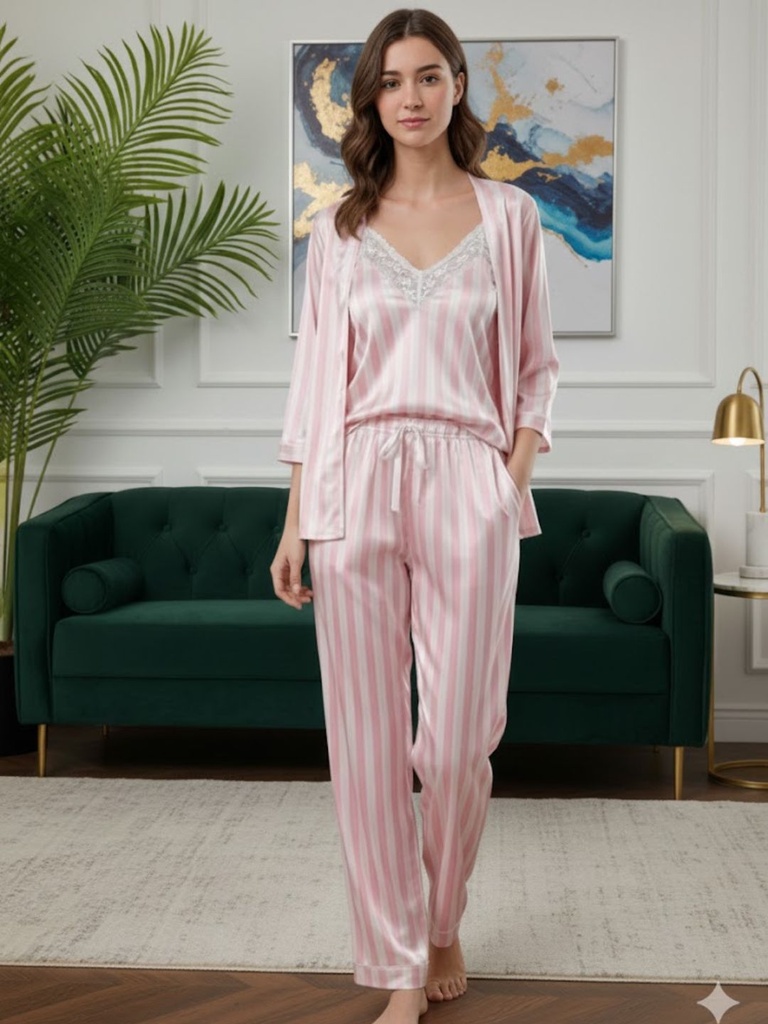 Night Suit for Women-11011 (Pink)