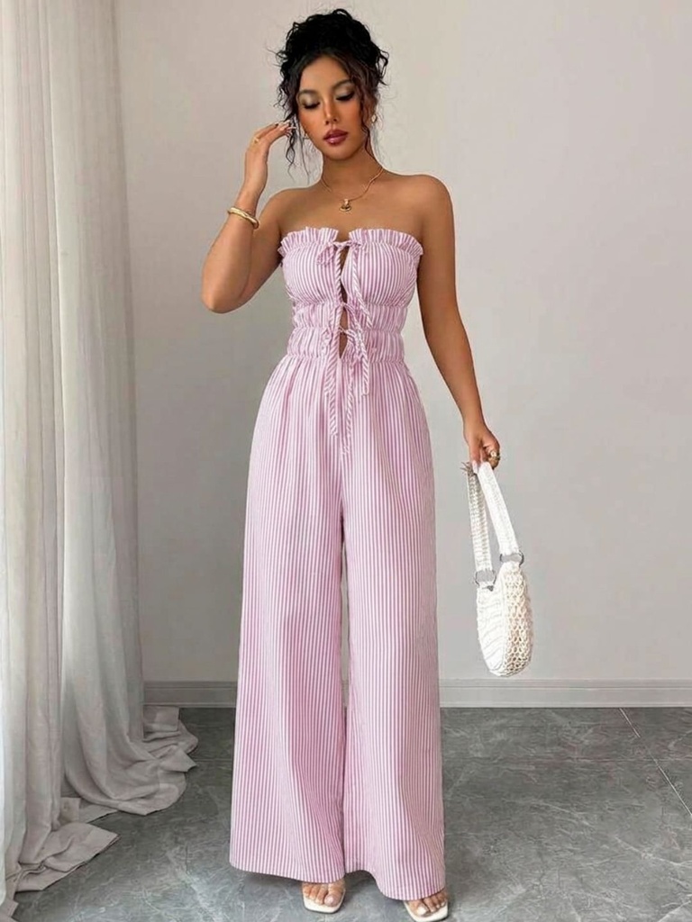 Night Suit for Women-11038 (Pink)