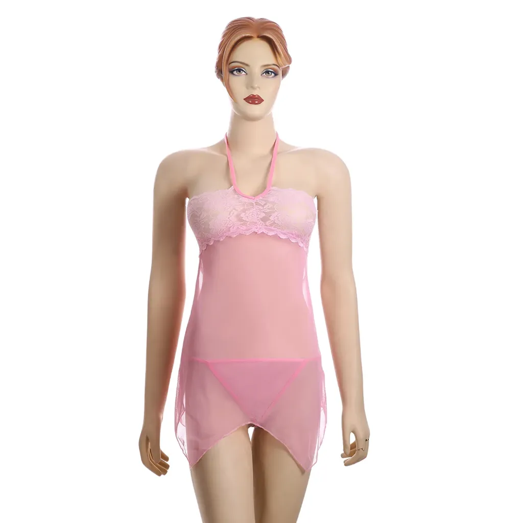 Night Dress for Women-81259 (Pink)
